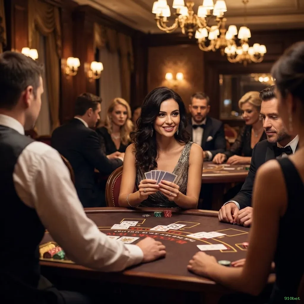 Cassino ao vivo da 910bet com dealers reais